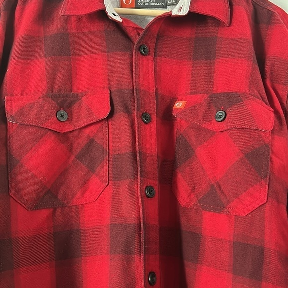 The American Outdoorsman Heavywieght Flannel Shirt with Flap Pockets - XXL - Picture 4 of 9